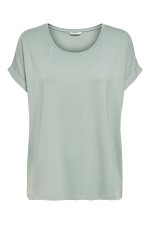 ONLMOSTER S/S O-NECK TOP NOOS JRS - ΠΡΑΣΙΝΟ