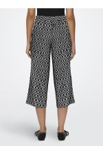 ONLWINNER LIFE CULOTTE PANT NOOS WVN - ΜΑΥΡΟ