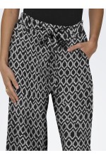 ONLWINNER LIFE CULOTTE PANT NOOS WVN - ΜΑΥΡΟ