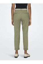 ONLBIANA LIFE COTTON BELT CHINO CC PNT - ΠΡΑΣΙΝΟ