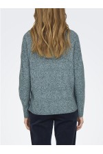 ONLRICA LIFE L/S V-NECK PULLO KNT NOOS - ΠΡΑΣΙΝΟ