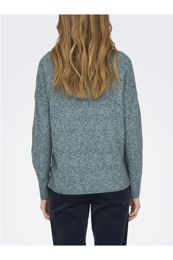 ONLRICA LIFE L/S V-NECK PULLO KNT NOOS - ΠΡΑΣΙΝΟ