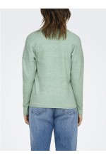 ONLRICA LIFE L/S V-NECK PULLO KNT NOOS - ΠΡΑΣΙΝΟ