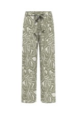 ONLNOVA LIFE VIS PALAZZO PANT WVN - ΧΑΚΙ
