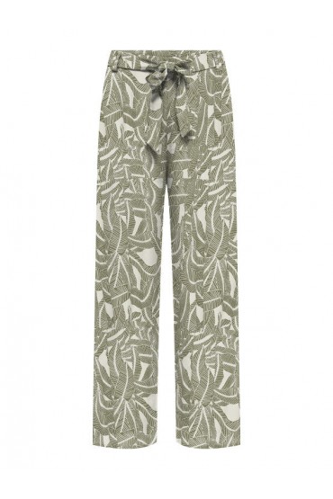 ONLNOVA LIFE VIS PALAZZO PANT WVN - ΧΑΚΙ
