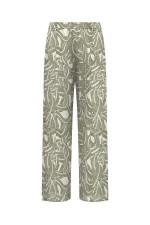 ONLNOVA LIFE VIS PALAZZO PANT WVN - ΧΑΚΙ