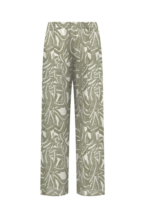 ONLNOVA LIFE VIS PALAZZO PANT WVN - ΧΑΚΙ