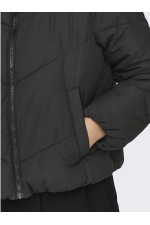 ONLMAGGI SOLID PUFFER CC OTW - ΜΑΥΡΟ