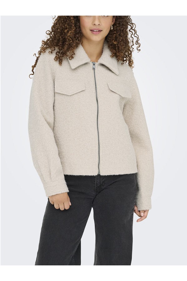 ONLMALO BOUCLE JACKET OTW NOOS - ΜΠΕΖ
