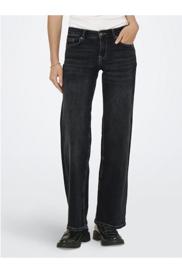 ONLJUDY-O LW WIDE LEG DNM TAI850 NOOS - ΜΑΥΡΟ