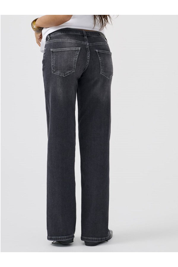 ONLJUDY-O LW WIDE LEG DNM TAI850 NOOS - ΜΑΥΡΟ