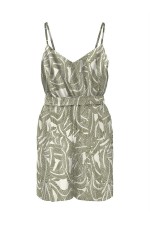 ONLNOVA LIFE VIS CARLY PLAYSUIT WVN - ΧΑΚΙ