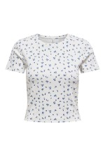ONLFENJA S/S AOP TOP JRS NOOS - ΛΕΥΚΟ