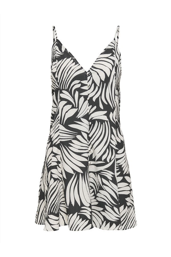 ONLKASINA STRAP SHORT DRESS WVN - ΜΑΥΡΟ