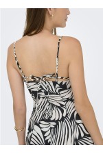ONLKASINA STRAP SHORT DRESS WVN - ΜΑΥΡΟ