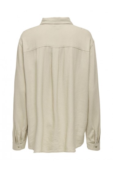 ONLGOA L/S LINEN BL SHIRT CC PNT - ΜΠΕΖ