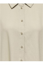 ONLGOA L/S LINEN BL SHIRT CC PNT - ΜΠΕΖ