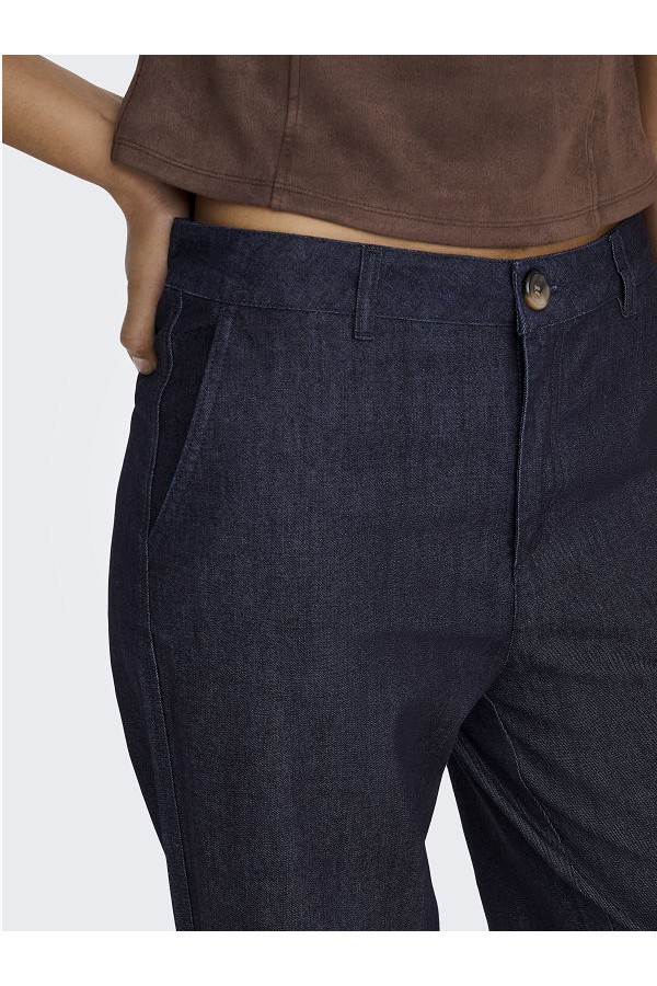 ONLASHBY REG STRAIGHT CROPPED DNM QYT - ΜΠΛΕ