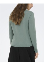 ONLLOYAL LS V-NECK PULLO KNT NOOS - ΠΡΑΣΙΝΟ