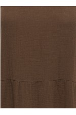 ONLTHYRA MAY S/L LONG DRESS WVN EX - ΚΑΦΕ