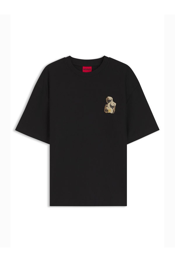 Detzi T-SHIRT - ΜΑΥΡΟ