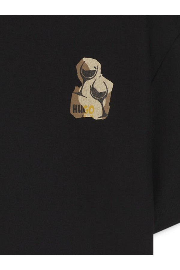 Detzi T-SHIRT - ΜΑΥΡΟ