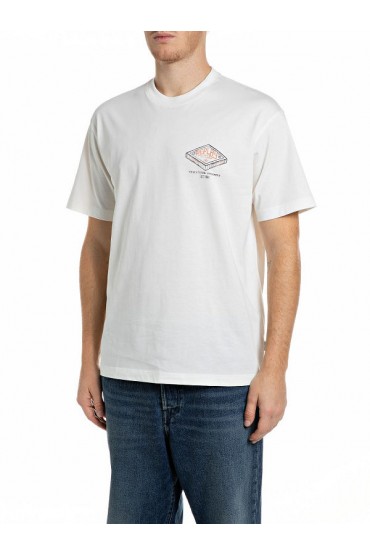 REPLAY T-SHIRT MENS - ΜΠΕΖ
