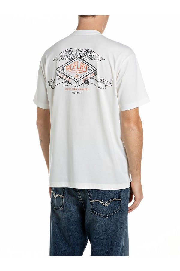 REPLAY T-SHIRT MENS - ΜΠΕΖ