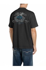 REPLAY T-SHIRT MENS - ΜΑΥΡΟ