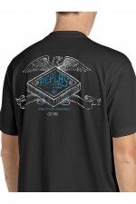 REPLAY T-SHIRT MENS - ΜΑΥΡΟ