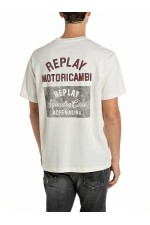 REPLAY T-SHIRT MENS - ΜΠΕΖ