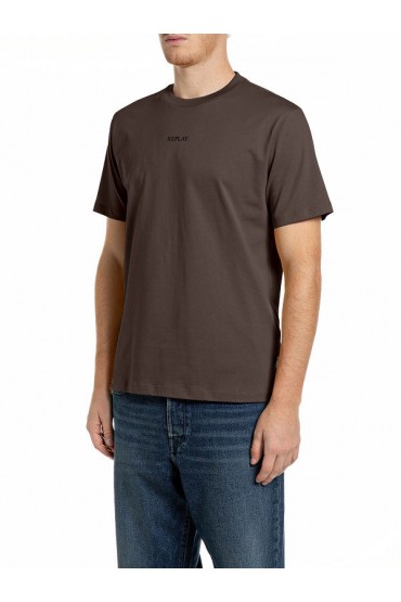 REPLAY T-SHIRT MENS - ΚΑΦΕ