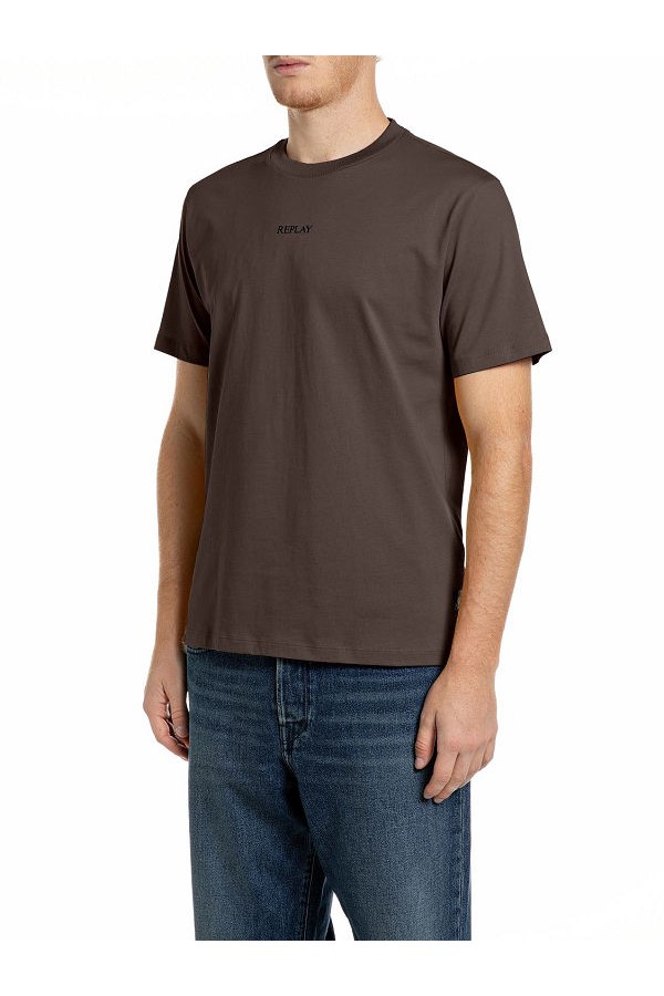 REPLAY T-SHIRT MENS - ΚΑΦΕ