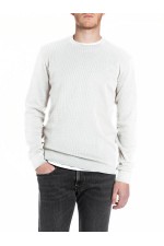 REPLAY T-SHIRT MENS - ΛΕΥΚΟ