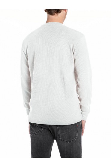 REPLAY T-SHIRT MENS - ΛΕΥΚΟ