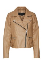 VMNICOLE SHORT COATED JACKET BOOS - ΜΠΕΖ