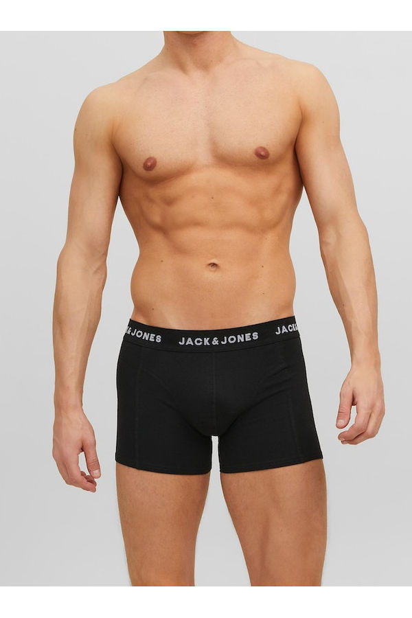 JACANTHONY TRUNKS 3 PACK NOOS - ΜΑΥΡΟ