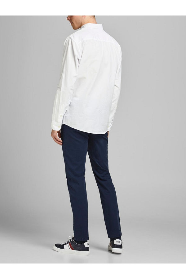 JJEOXFORD SHIRT L/S S21 NOOS - ΛΕΥΚΟ