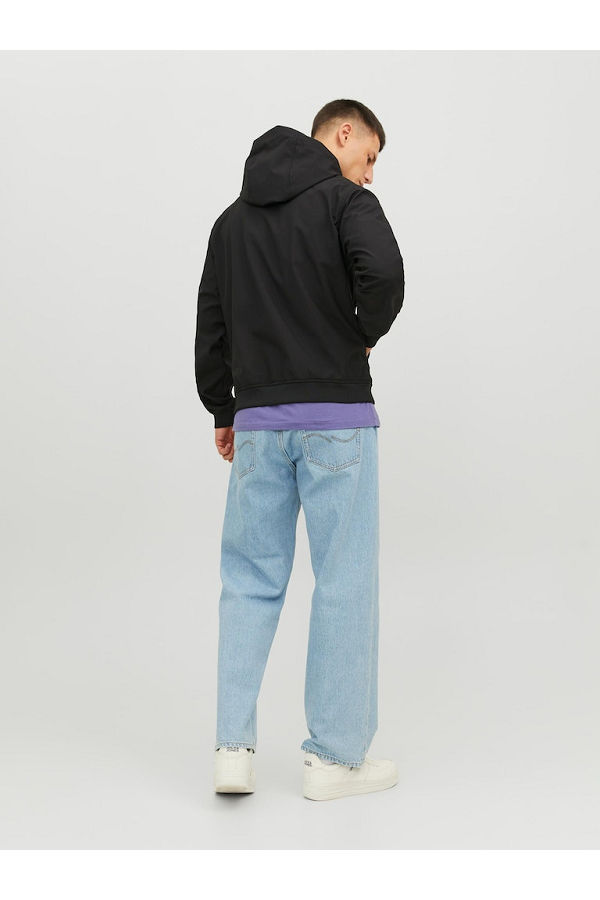 JJEBASIC SOFTSHELL HOOD NOOS - ΜΑΥΡΟ