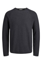 JREBNOAH KNIT CREW NECK - ΓΚΡΙ