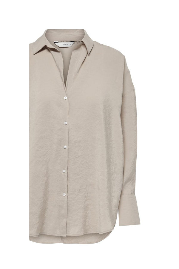 ONLZAZIMA L/S LOOSE SHIRT WVN - ΚΑΦΕ