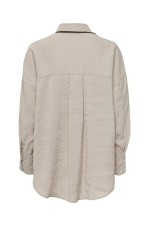 ONLZAZIMA L/S LOOSE SHIRT WVN - ΚΑΦΕ