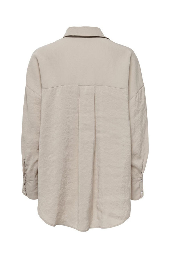 ONLZAZIMA L/S LOOSE SHIRT WVN - ΚΑΦΕ