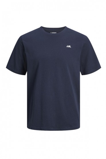 JREBREBEL LOGO TEE SS CREW NECK NOOS - ΜΠΛΕ