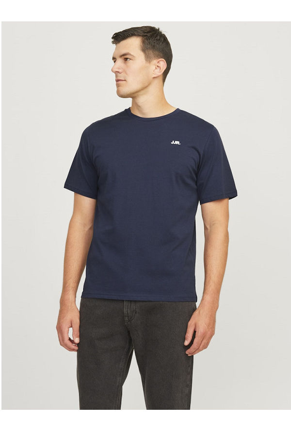 JREBREBEL LOGO TEE SS CREW NECK NOOS - ΜΠΛΕ