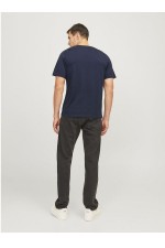 JREBREBEL LOGO TEE SS CREW NECK NOOS - ΜΠΛΕ