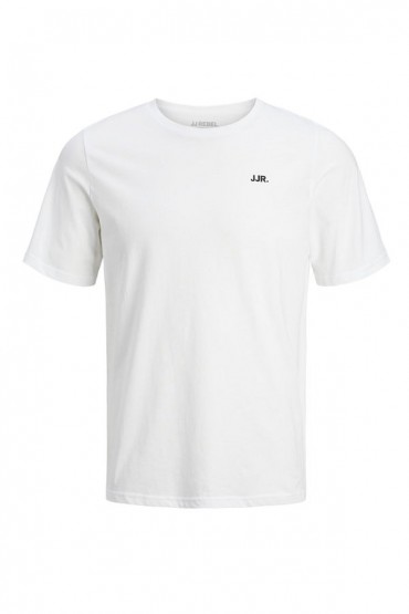 JREBREBEL LOGO TEE SS CREW NECK NOOS - ΛΕΥΚΟ