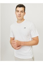 JREBREBEL LOGO TEE SS CREW NECK NOOS - ΛΕΥΚΟ