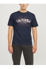 JREBNEWYORK TEE SS CREW NECK SN - ΜΠΛΕ