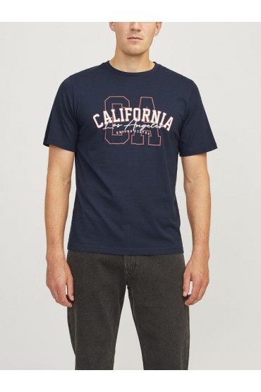 JREBNEWYORK TEE SS CREW NECK SN - ΜΠΛΕ